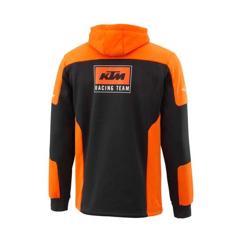 Mikina KTM Team Zip Hoodie černo-oranžová