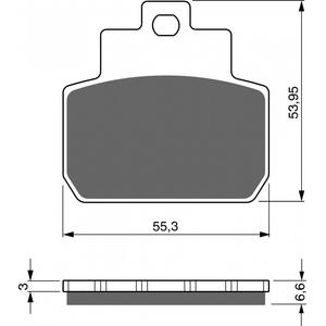 Brzdové destičky GOLDFREN 263 AD