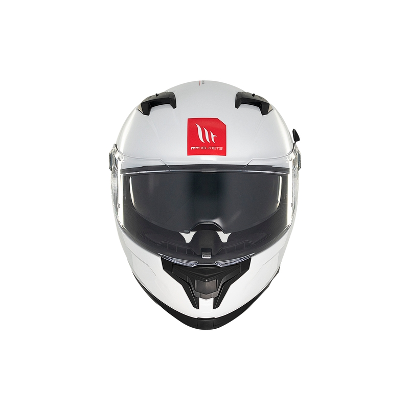 Integrální helma na motorku MT BRAKER SV SOLID A0 bílá