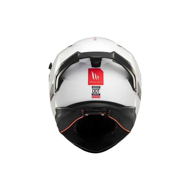Integrální helma na motorku MT BRAKER SV SOLID A0 bílá