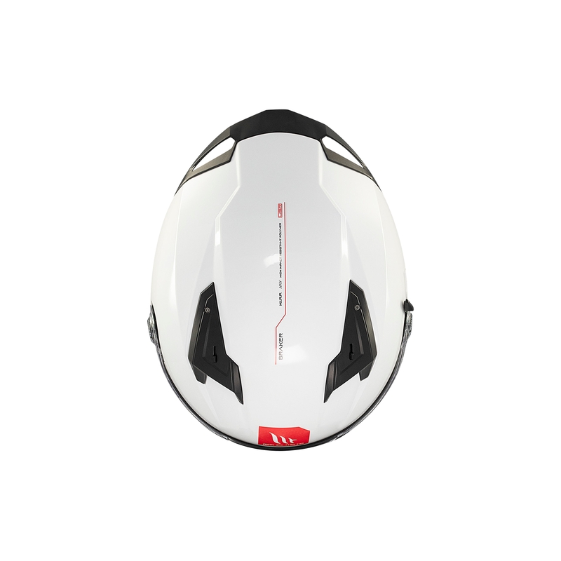 Integrální helma na motorku MT BRAKER SV SOLID A0 bílá