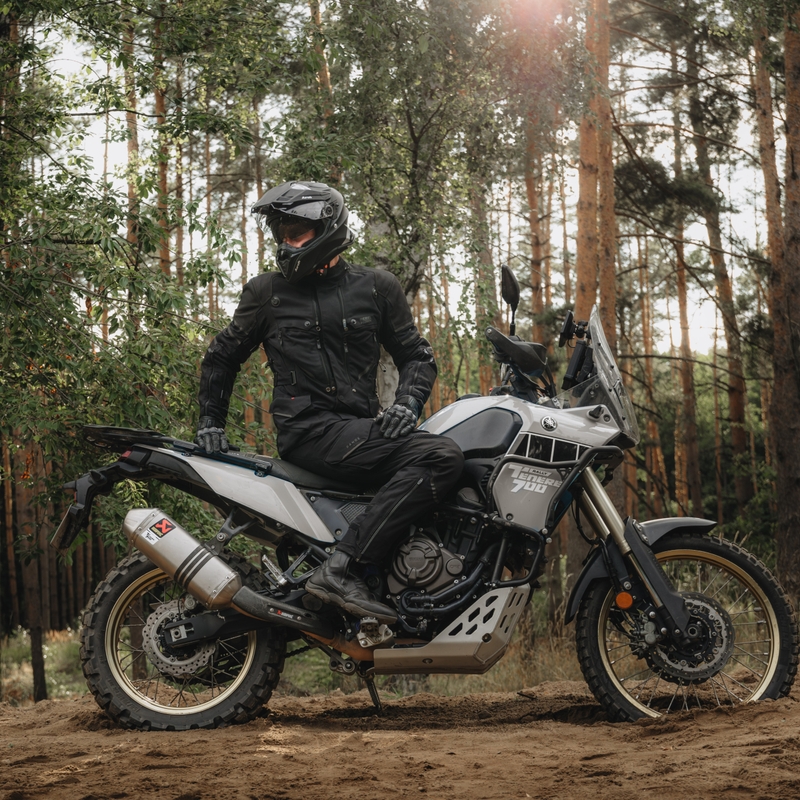 Bunda na motorku Rebelhorn Range černá