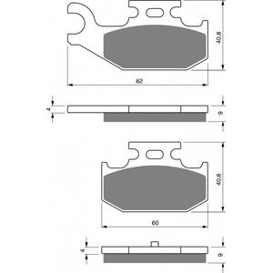 Brzdové destičky GOLDFREN 295 K5
