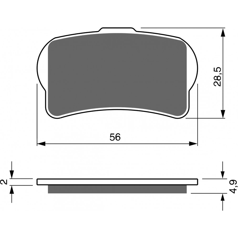 Brzdové destičky GOLDFREN AD  OFF-ROAD FRONT