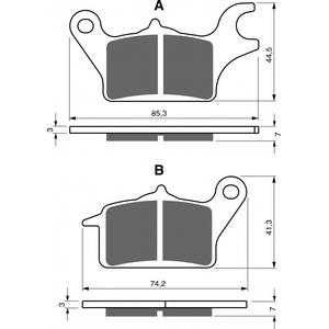 Brzdové destičky GOLDFREN 336 AD