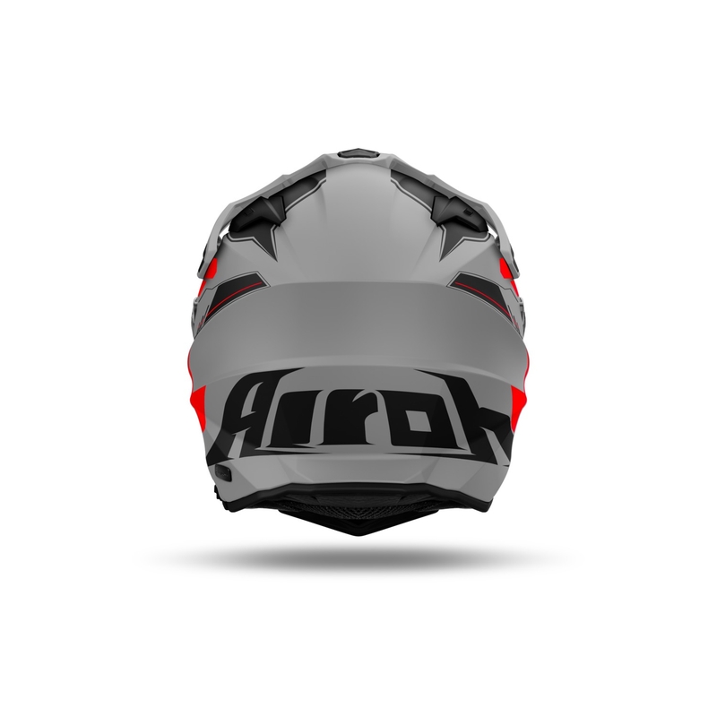 Enduro helma Airoh Commander 2 Reveal matná červená fluo