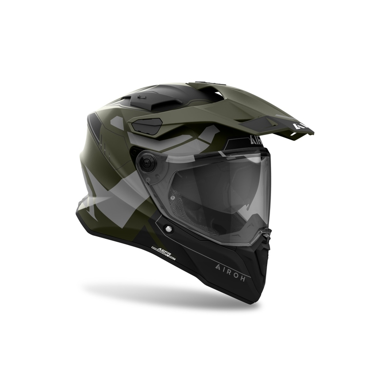 Enduro helma Airoh Commander 2 Reveal matná zelená