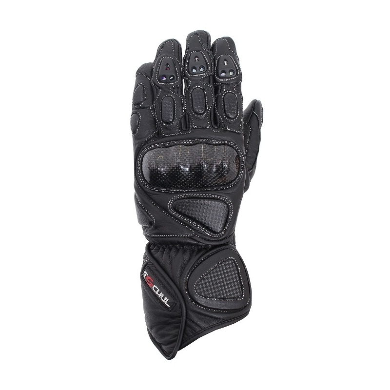 Rukavice na motorku Tschul 212 černé výprodej