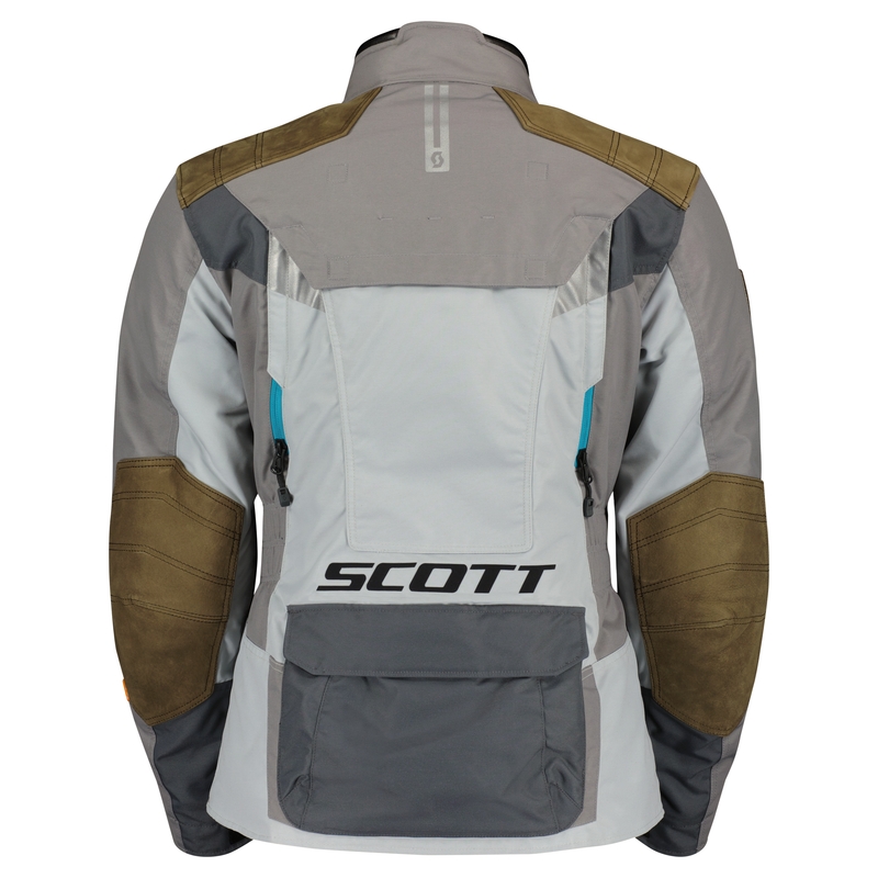 Dámská bunda na motorku SCOTT W'S DUALRAID DRYO IRON šedo-hnědá