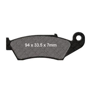 Brzdové destičky EBC EPFA185HH