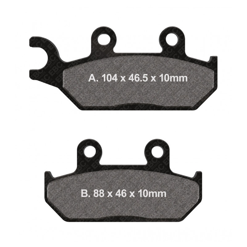 Brzdové destičky EBC pro YAMAHA XT 600 E 1990-2003, YAMAHA XTZ 660 Tenere 1991-1998