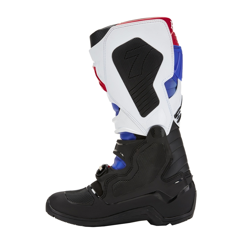 Boty na motorku Alpinestars Tech 7 Enduro Drystar Honda kolekce 2024  černo-modro-bílo-červené