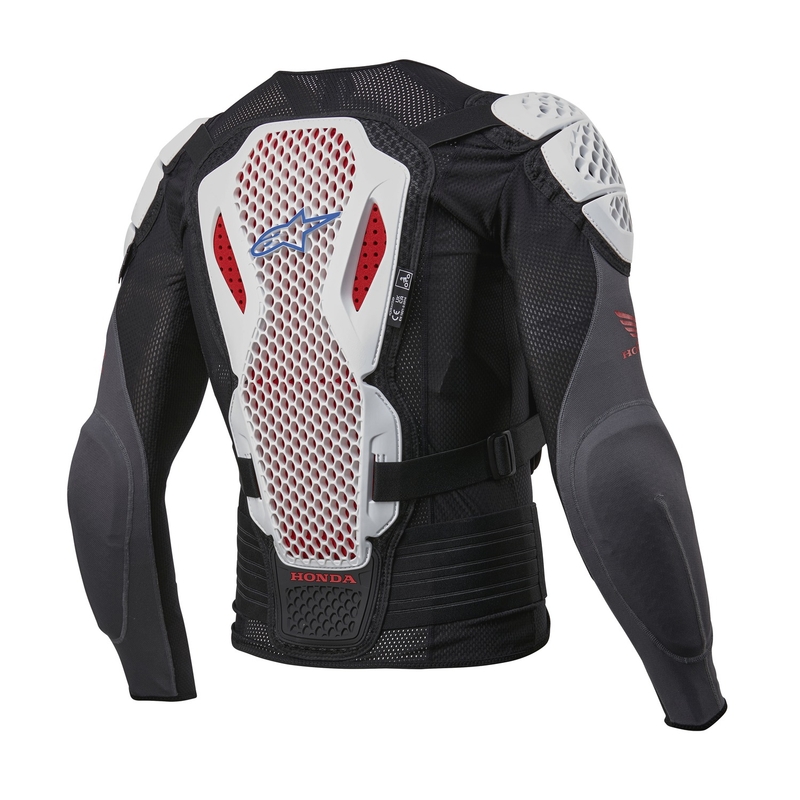 Chránič těla Alpinestars Bionic Plus 2 Honda kolekce bílo-modro-červeno-černý