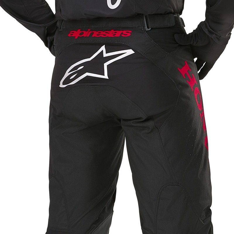 Motokrosové kalhoty Alpinestars Racer Iconic Honda kolekce černo-červené