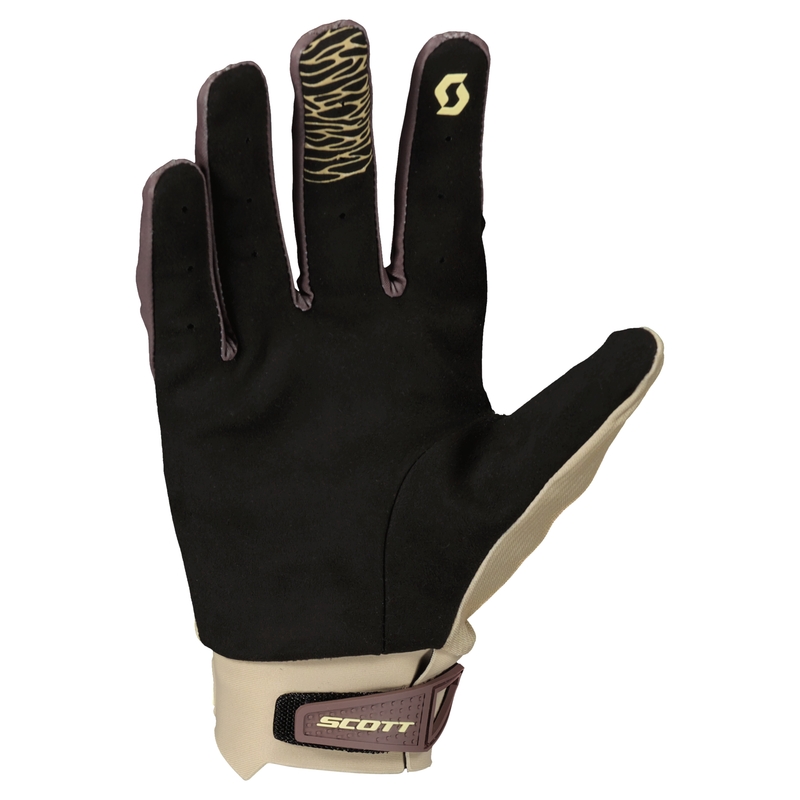 Motokrosové rukavice SCOTT EVO FURY béžovo-hnědé