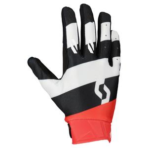 Motokrosové rukavice SCOTT EVO RACE bílo-červené