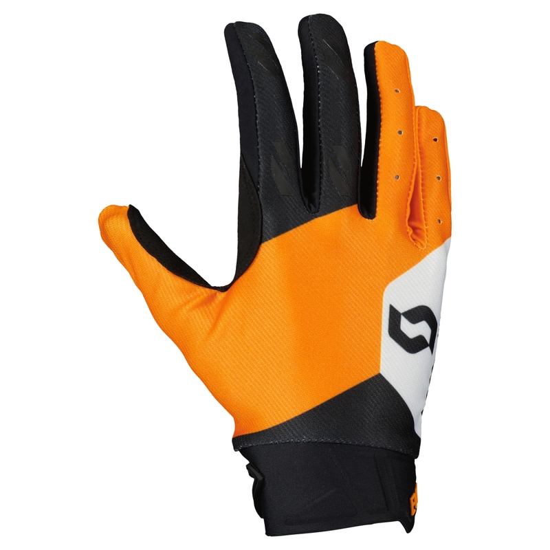 Dětské motokrosové rukavice SCOTT EVO TRACK černo-oranžové