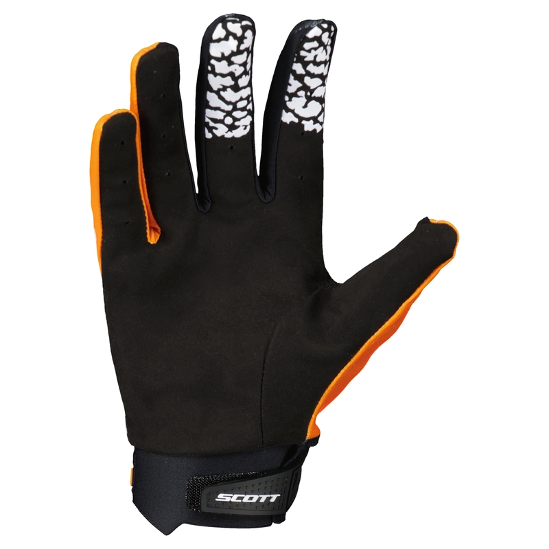 Dětské motokrosové rukavice SCOTT EVO TRACK černo-oranžové