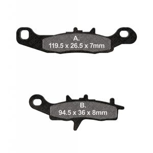 Brzdové destičky EBC FA258TT