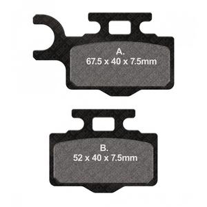 Brzdové destičky EBC FA302TT