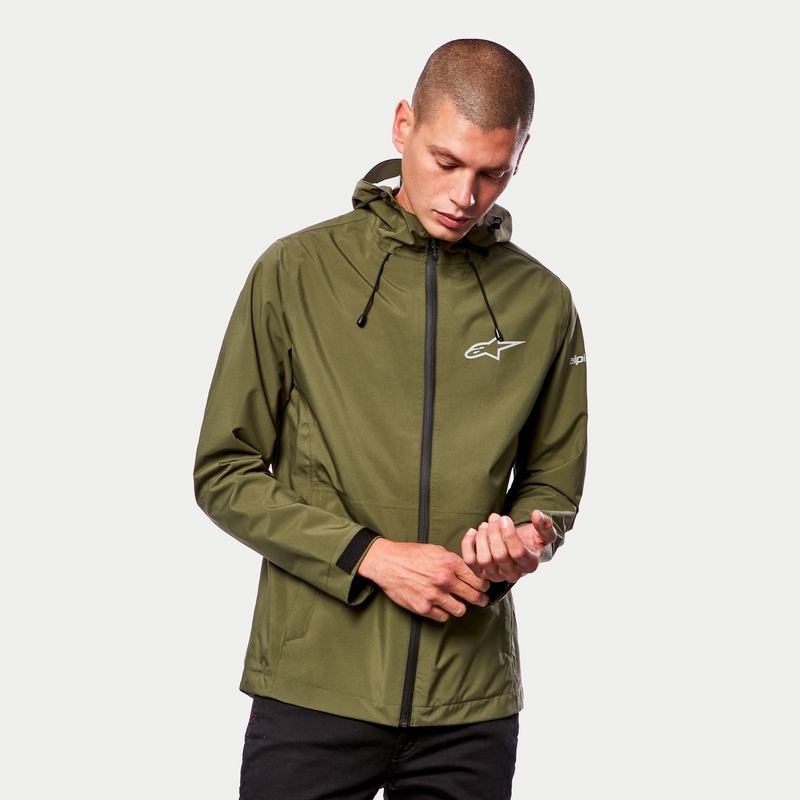 Bunda Alpinestars Omni Rain zelená