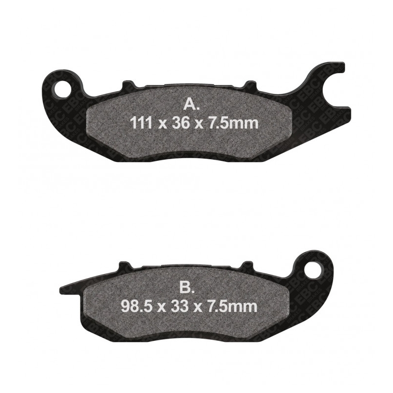 Brzdové destičky EBC