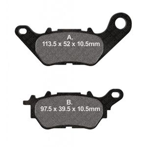 Brzdové destičky EBC GPFAX662HH