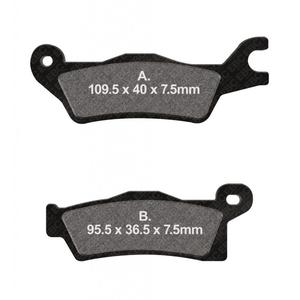 Brzdové destičky EBC FA618R