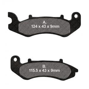 Brzdové destičky EBC SFAC707