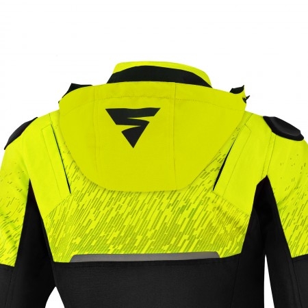 Kapuce pro pánskou bundu Shima Drift fluo žlutá