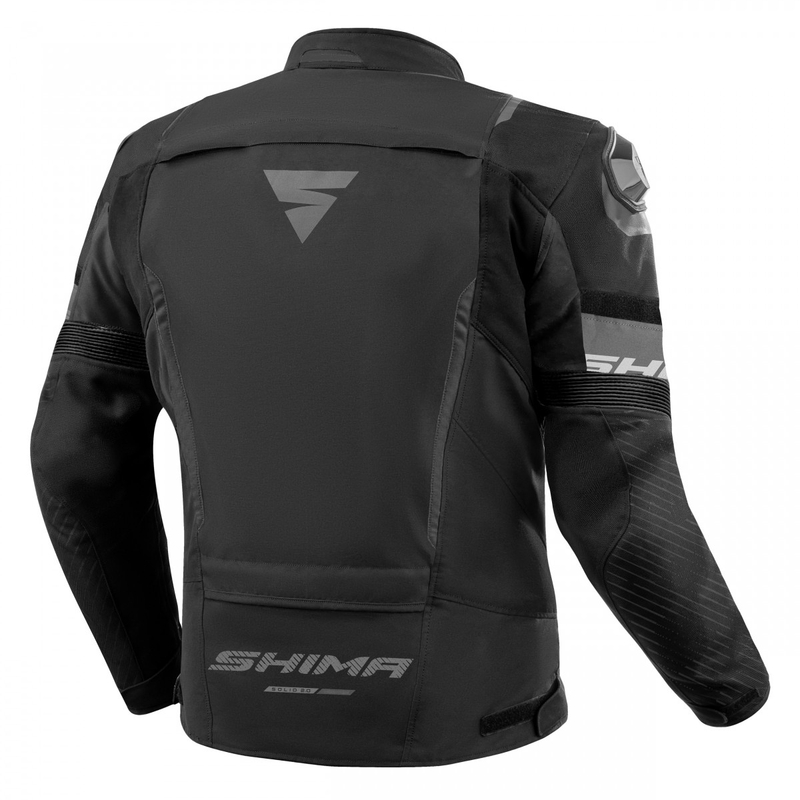 Bunda na motorku Shima Solid 2.0 černá