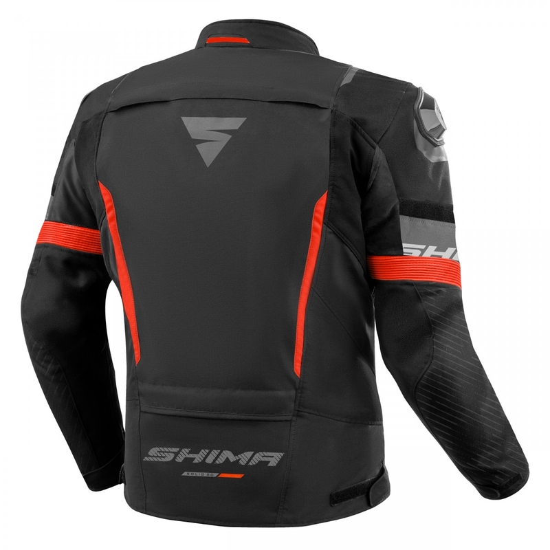 Bunda na motorku Shima Solid 2.0 černo-červená