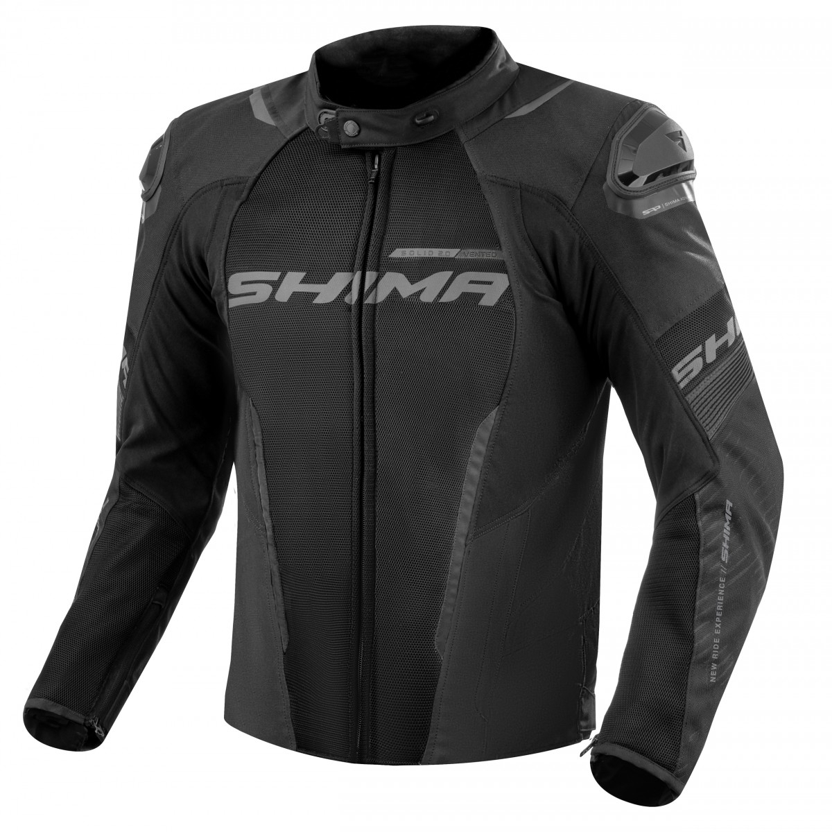 Bunda na motorku Shima Solid 2.0 Vent černá Velikost: S