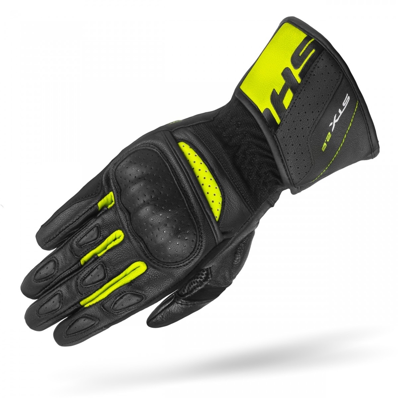 Rukavice na motorku Shima STX 2.0 černo-fluo žluté