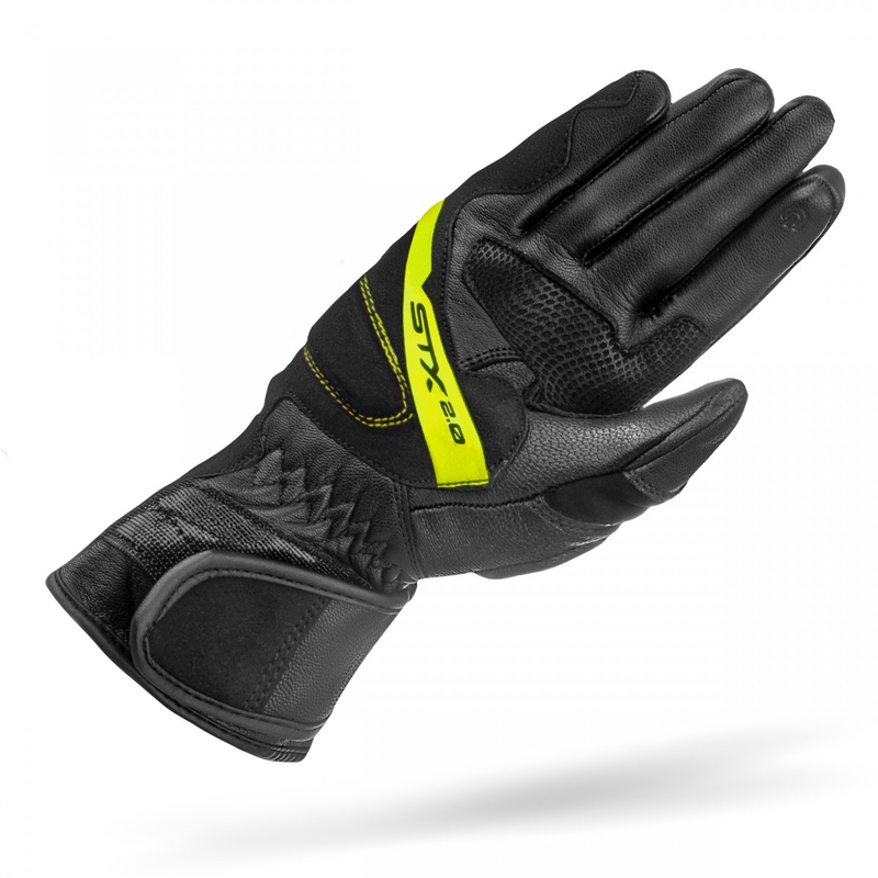Rukavice na motorku Shima STX 2.0 černo-fluo žluté