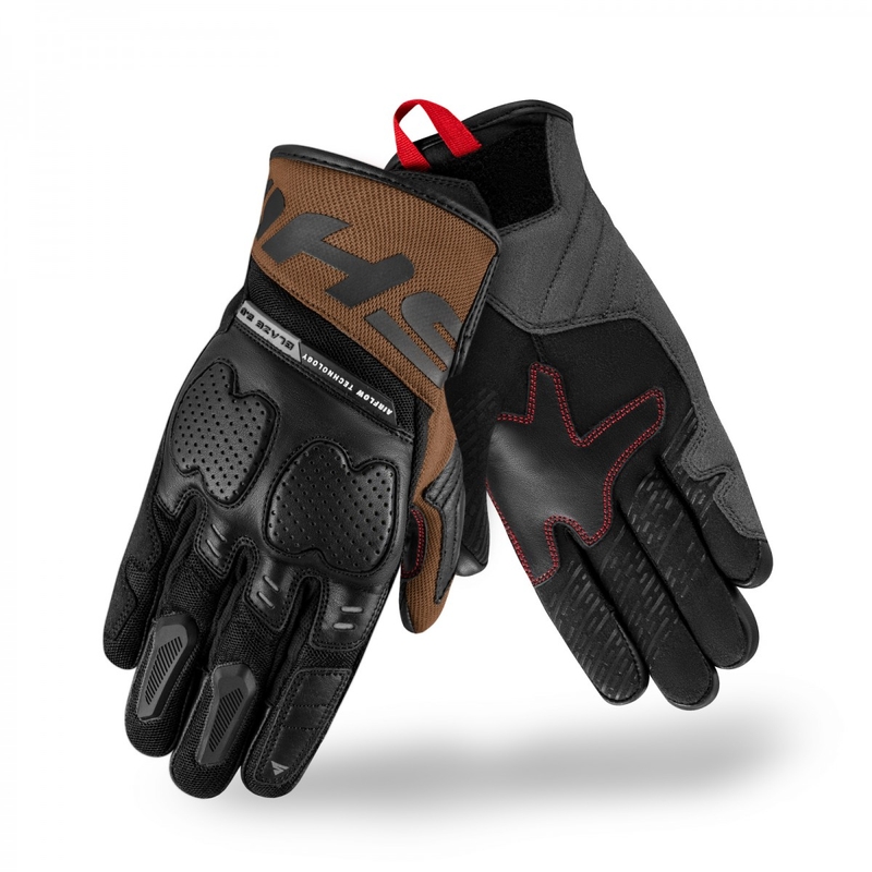 Rukavice na motorku Shima Blaze 2.0 černo-hnědé