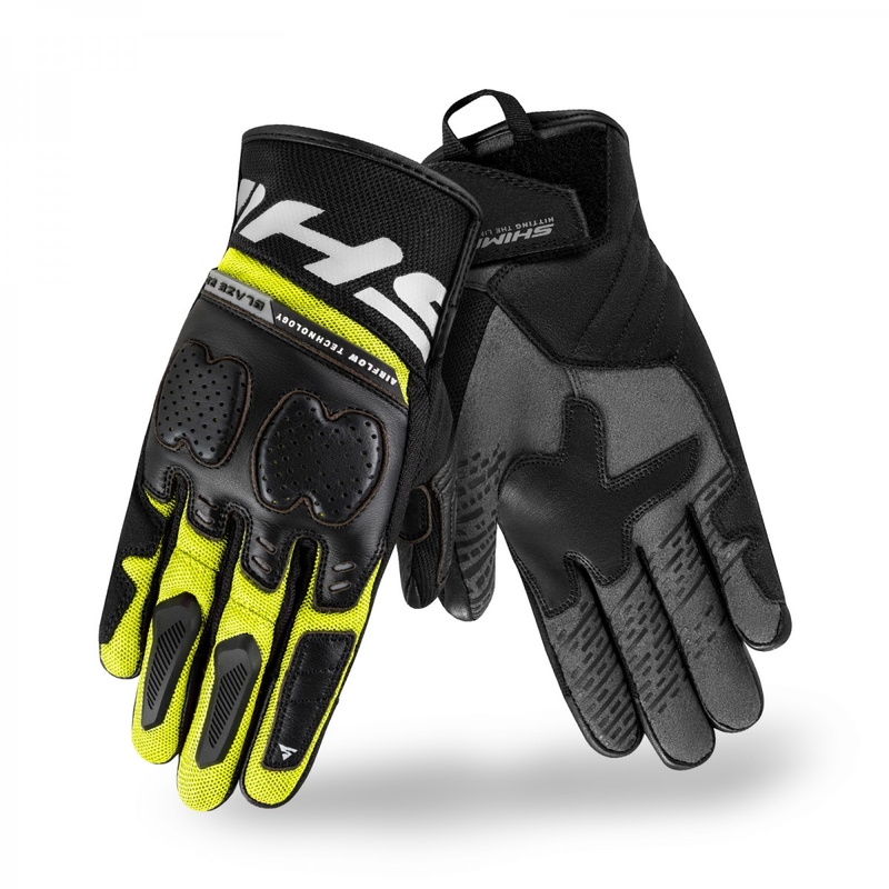 Rukavice na motorku Shima Blaze 2.0 černo-fluo žluté