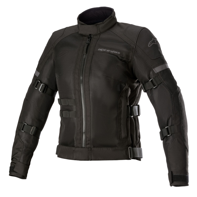 Dámská bunda na motorku Alpinestars Stella Crosshill Waterproof Air černo-černá