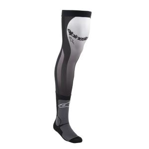 Ponožky pod ortézy Alpinestars Knee Brace černo-bílé