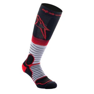 Ponožky Alpinestars MX PRO 2024 černo-červeno-šedé