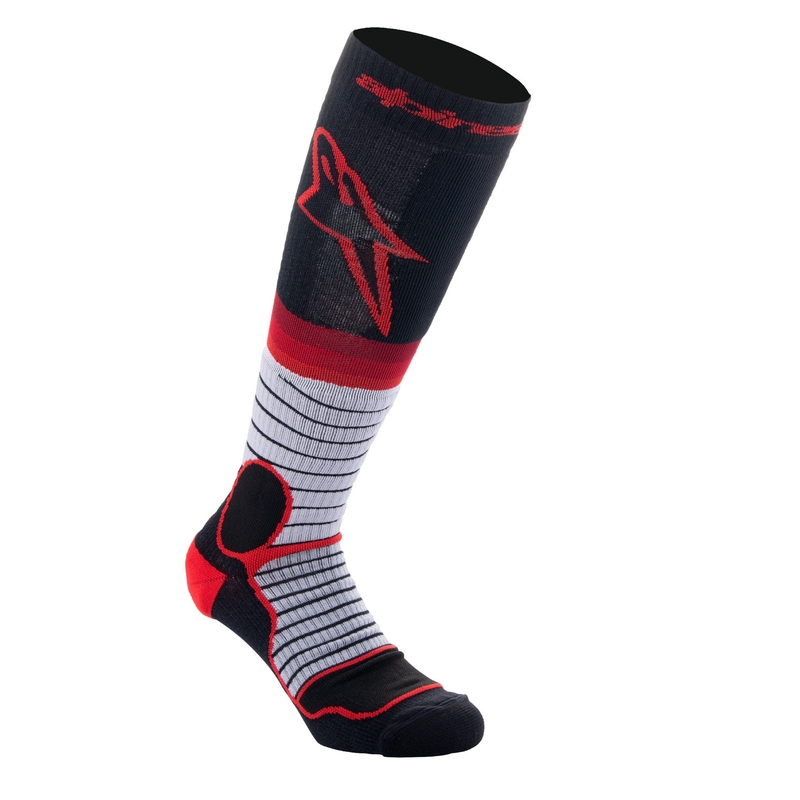 Ponožky Alpinestars MX PRO černo-červeno-šedé