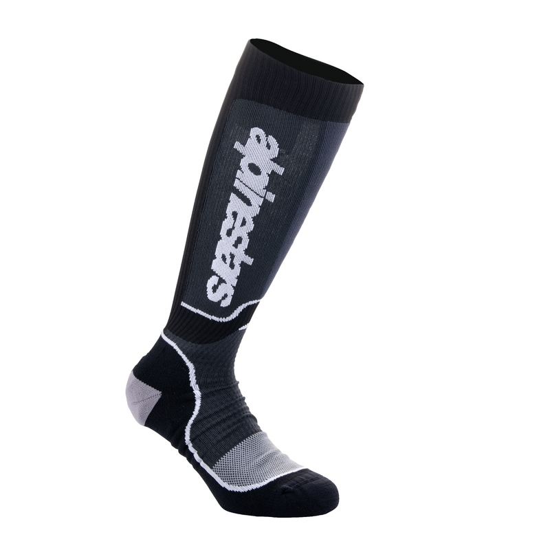 Dětské ponožky Alpinestars MX Plus černo-bílé