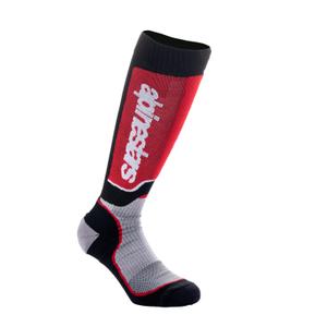 Dětské ponožky Alpinestars MX Plus 2024 černo-červeno-šedé