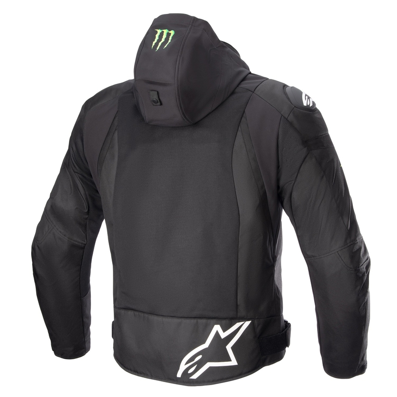 Bunda na motorku Alpinestars Zaca Air Monster FQ20 černo-červeno-modro-bílo-zelená