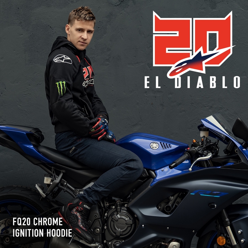 Bunda na motorku Alpinestars Chrome Ignition Monster FQ20 černo-červeno-bílo-zelená