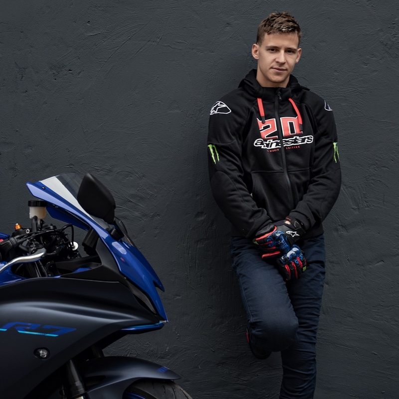 Bunda na motorku Alpinestars Chrome Ignition Monster FQ20 černo-červeno-bílo-zelená