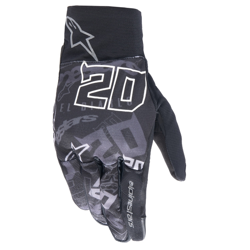 Rukavice na motorku Alpinestars Reef FQ20 černo-šedo-bílé