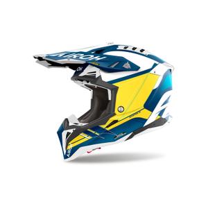 Motokrosová helma Airoh Aviator 3 Saber 2024 matná modrá