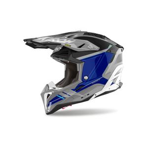 Motokrosová helma Airoh Aviator 3 Saber 2024 lesklá modrá