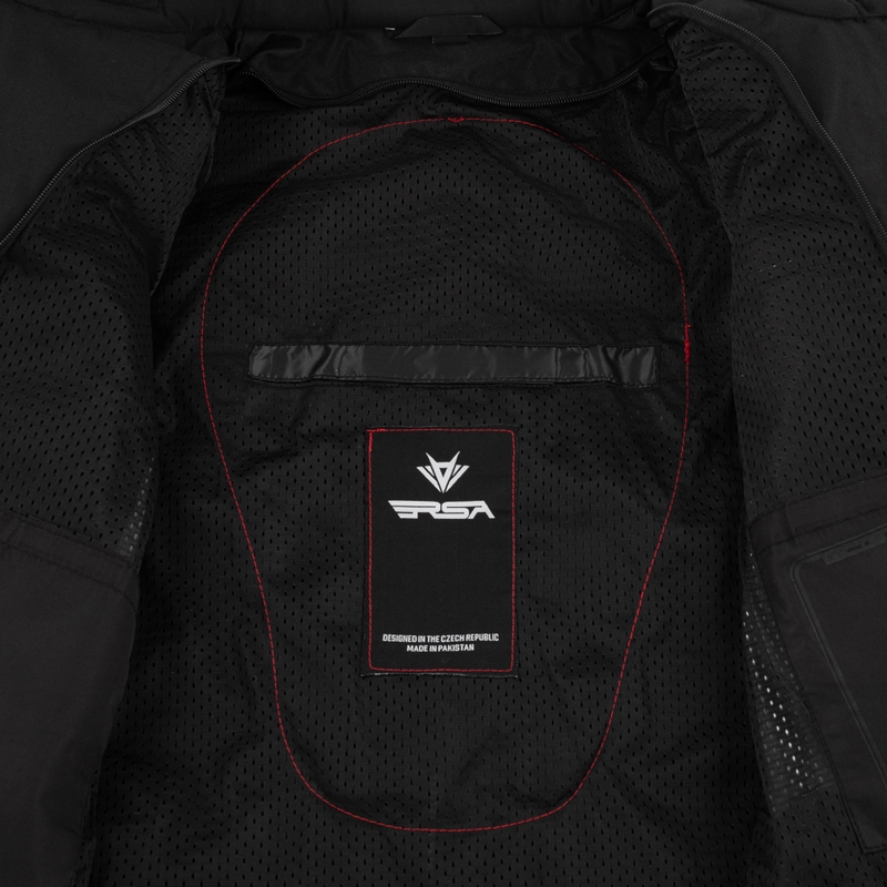 Bunda na motorku RSA Dakar 2 pískovo-černo-červená